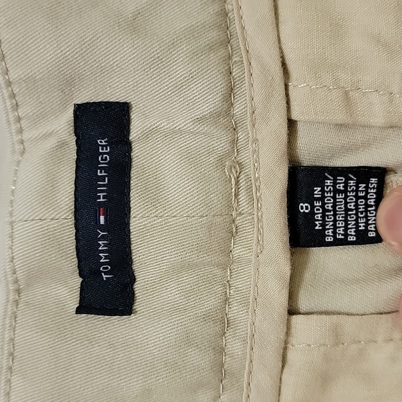 Women's Tommy Hilfiger Low Rise Cropped Pants, Khaki, Size 8, NWT - Picture 5 of 10